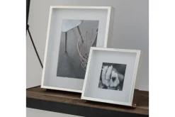Boxs, Picture Frame, Silver-Plated And Lacquered, 8X8