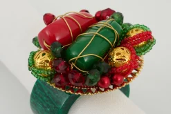 Brava, Napkin Ring, Beads