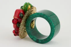 Brava, Napkin Ring, Beads
