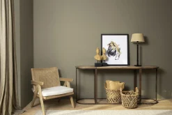 Bruno, Armchair, Oak, Reed, With Cushion