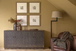 Burnham, Club Armchair, Dark Brown, Leather