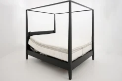 Cape Cod, Four-Poster Bed, Black, 180 Cm