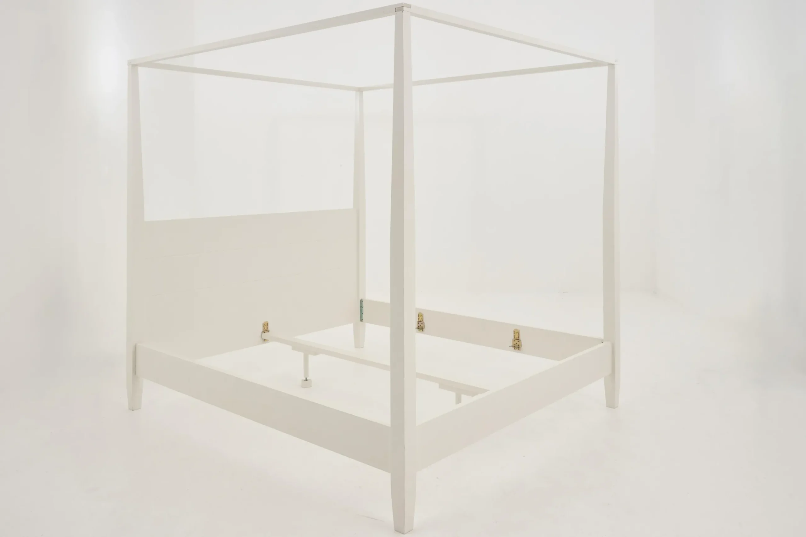 Cape Cod, Four-Poster Bed, White, 180 Cm