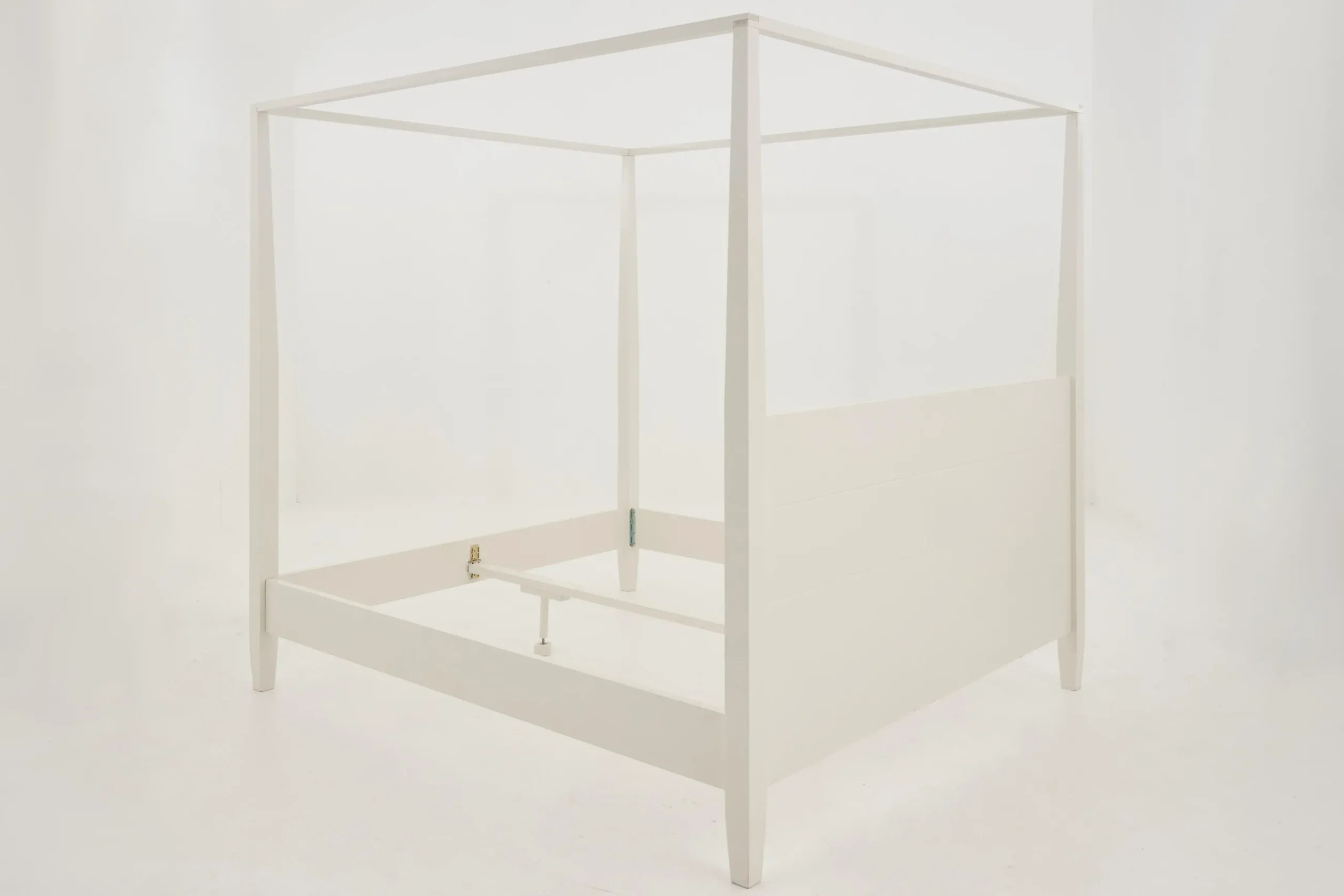 Cape Cod, Four-Poster Bed, White, 180 Cm