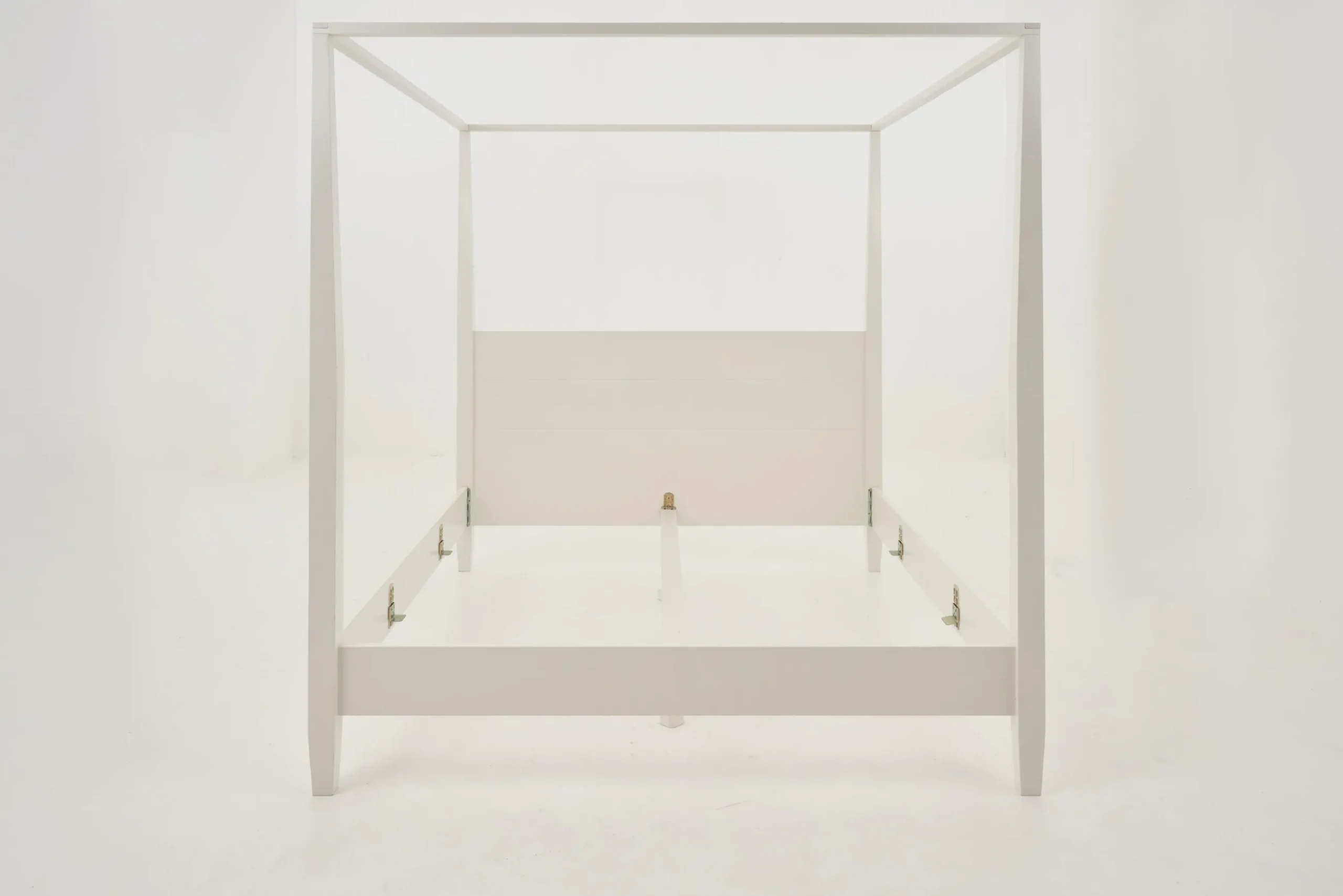 Cape Cod, Four-Poster Bed, White, 180 Cm