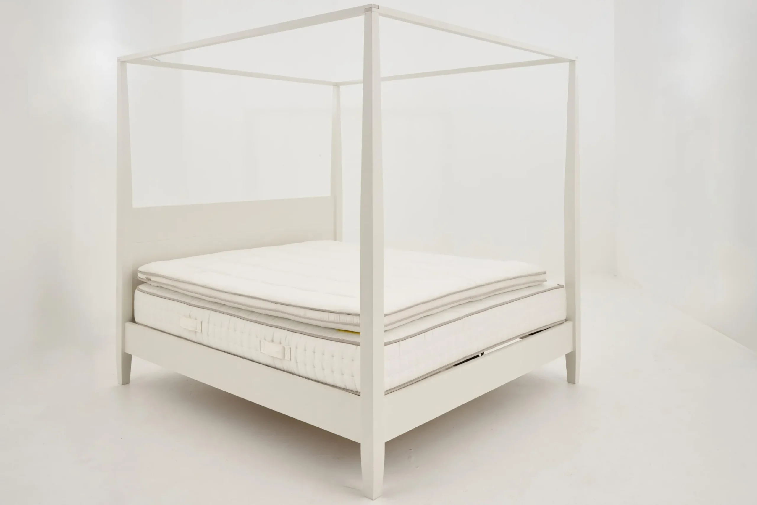 Cape Cod, Four-Poster Bed, White, 180 Cm