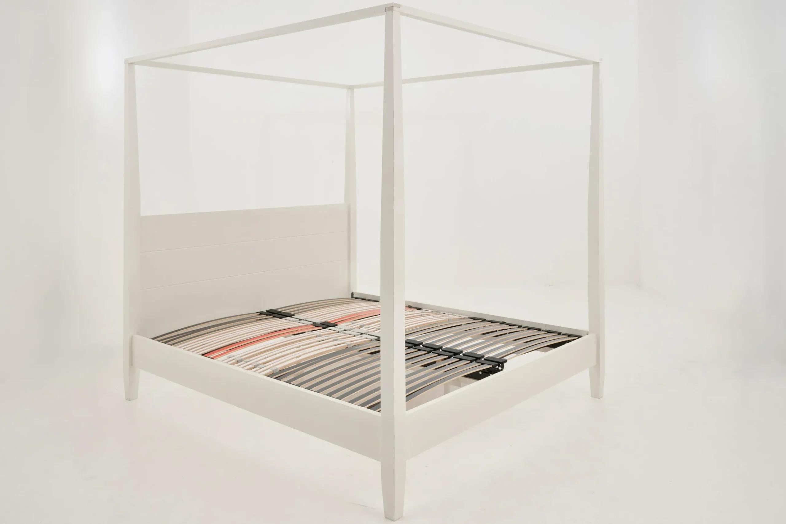 Cape Cod, Four-Poster Bed, White, 180 Cm