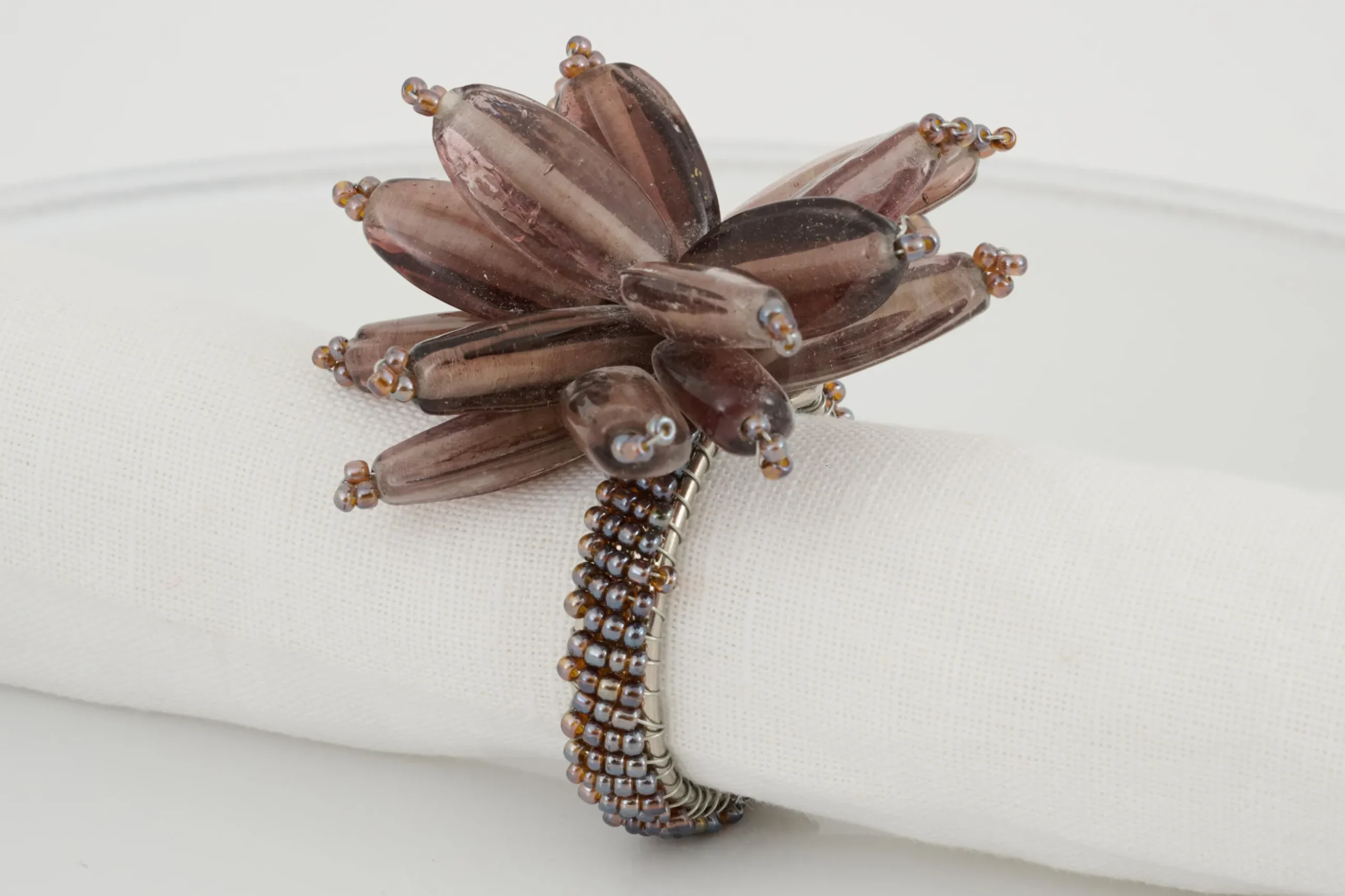 Carlea, Napkin Ring, Beads