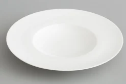 Cathy, Pasta Plate, Bone China, White