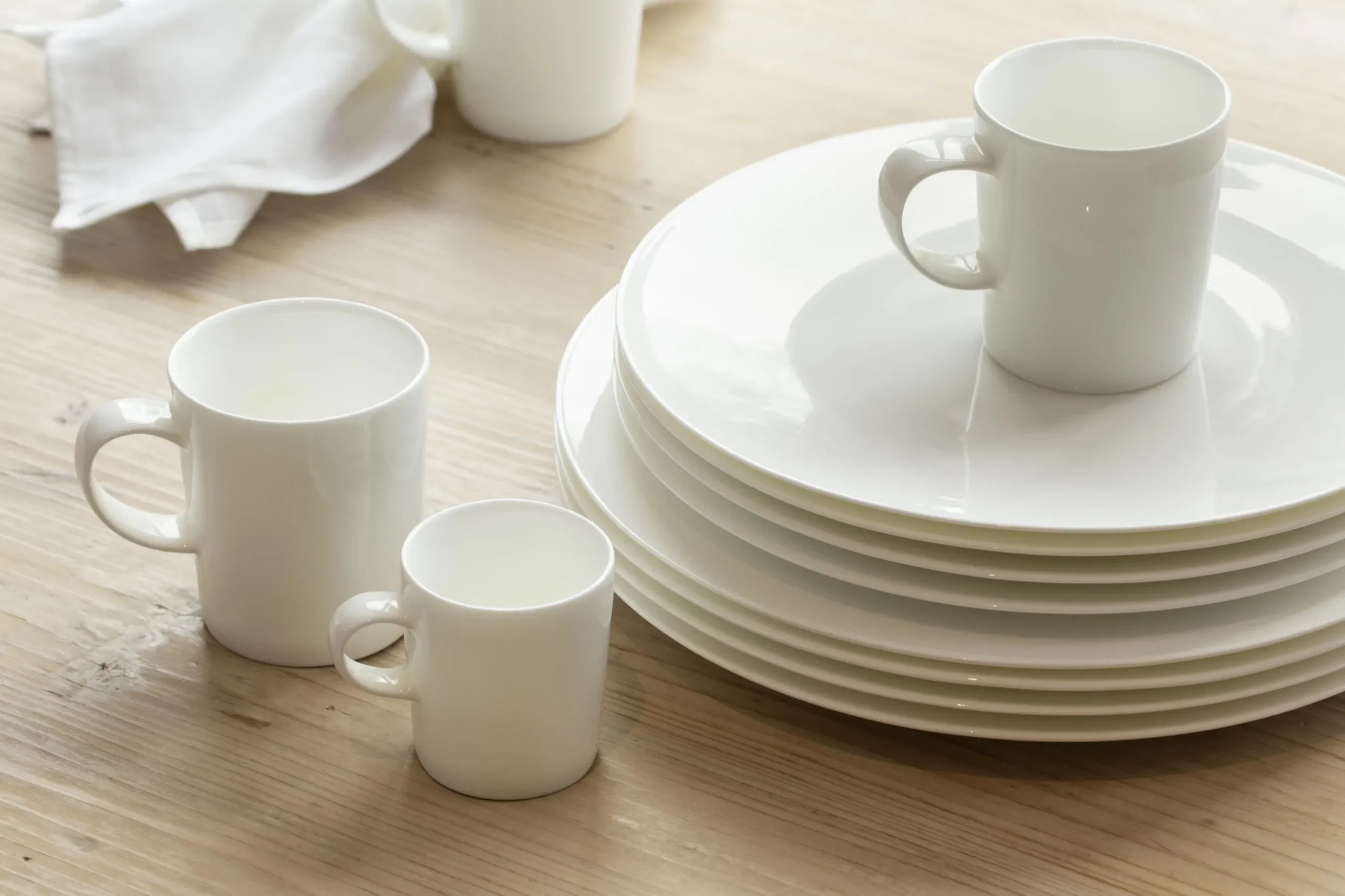 Cathy, Soup Plate, Bone China, White