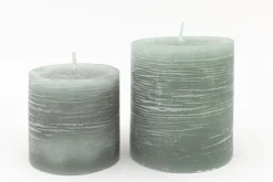 Celine, Candle, Colour Olive Green, 8X10Cm