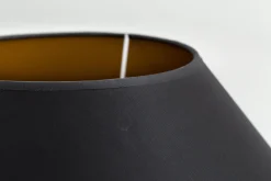 Circum, Lampshade, Black And Gold, Conical, 55 Cm