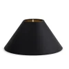 Circum, Lampshade, Black And Gold, Conical, 23 Cm