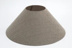 Circum, Lampshade, Natural And Grey, Conical, 45 Cm