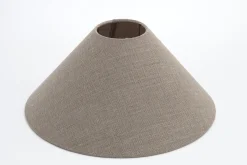 Circum, Lampshade, Natural And Grey, Conical, 30 Cm