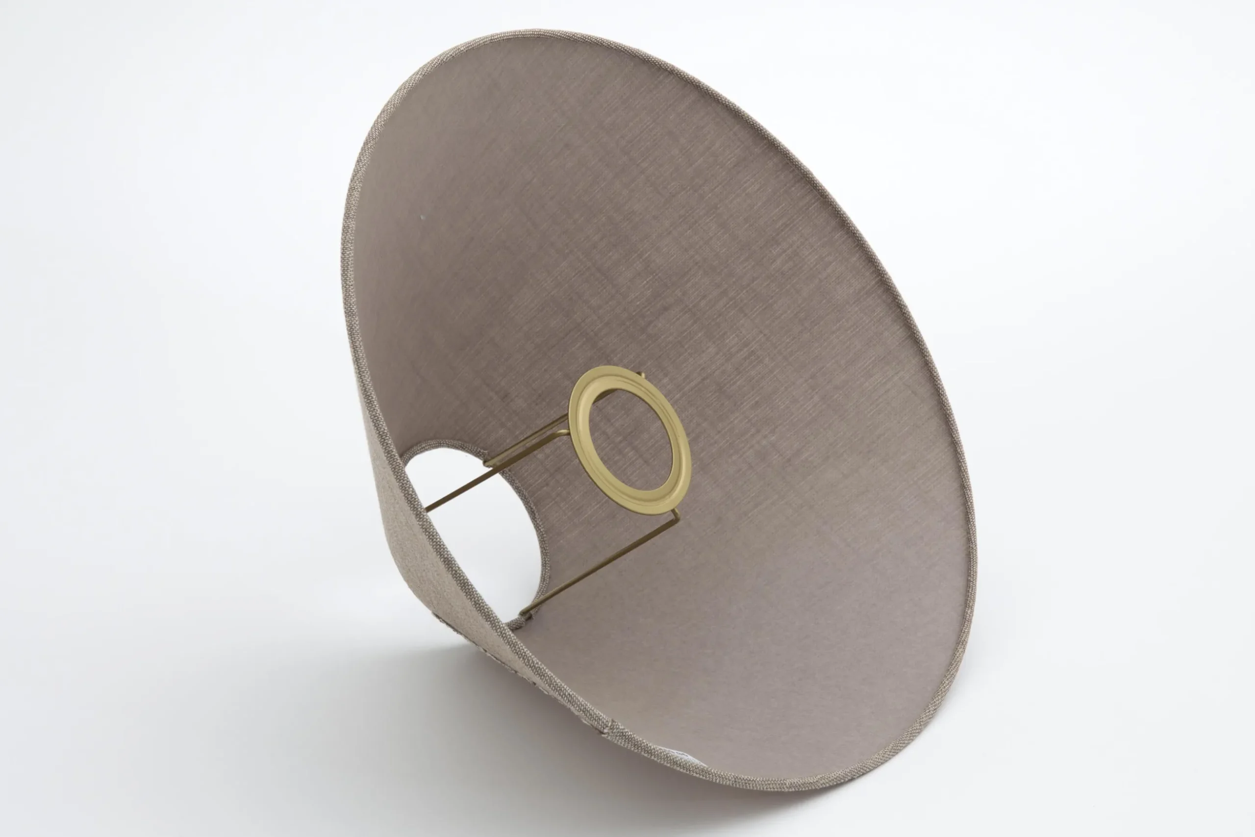 Circum, Lampshade, Natural And Grey, Conical, 30 Cm
