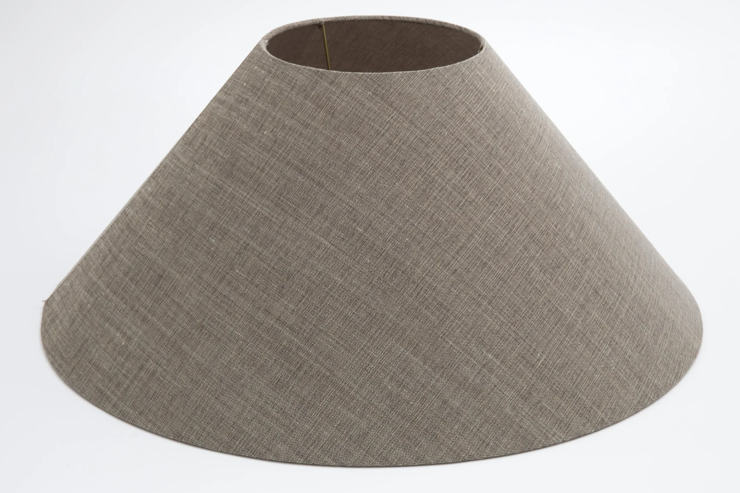 Circum, Lampshade, Natural And Grey, Conical, 55 Cm