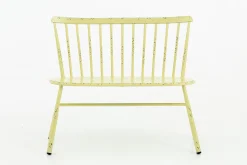 Claire, Garden Bench, Retro Yellow