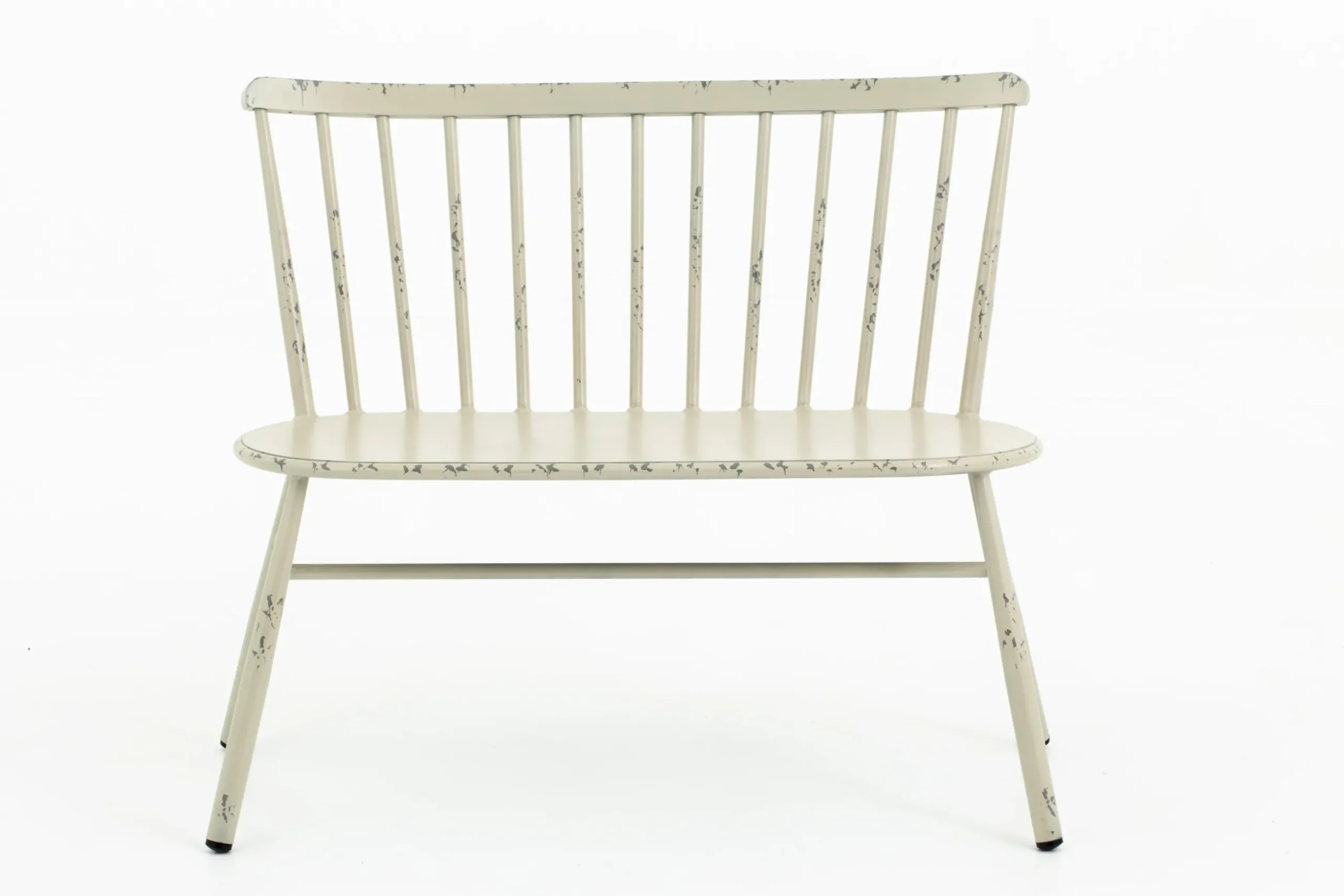 Claire, Garden Bench, Retro White