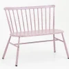 Claire, Garden Bench, Retro Pink