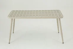 Claire, Garden Table, 150X75, Retro White
