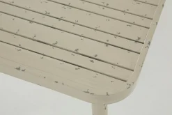 Claire, Garden Table, 150X75, Retro White