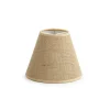 Clips, Lampshade, Jute, Conical, 14 Cm