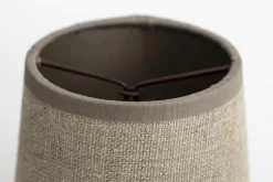 Clips, Lampshade, Natural And Silver, Cylinder, 10 Cm