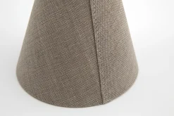 Clips, Lampshade, Natural And Grey, Conical, 14 Cm