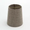Clips, Lampshade, Natural And Grey, Cylinder, 10 Cm