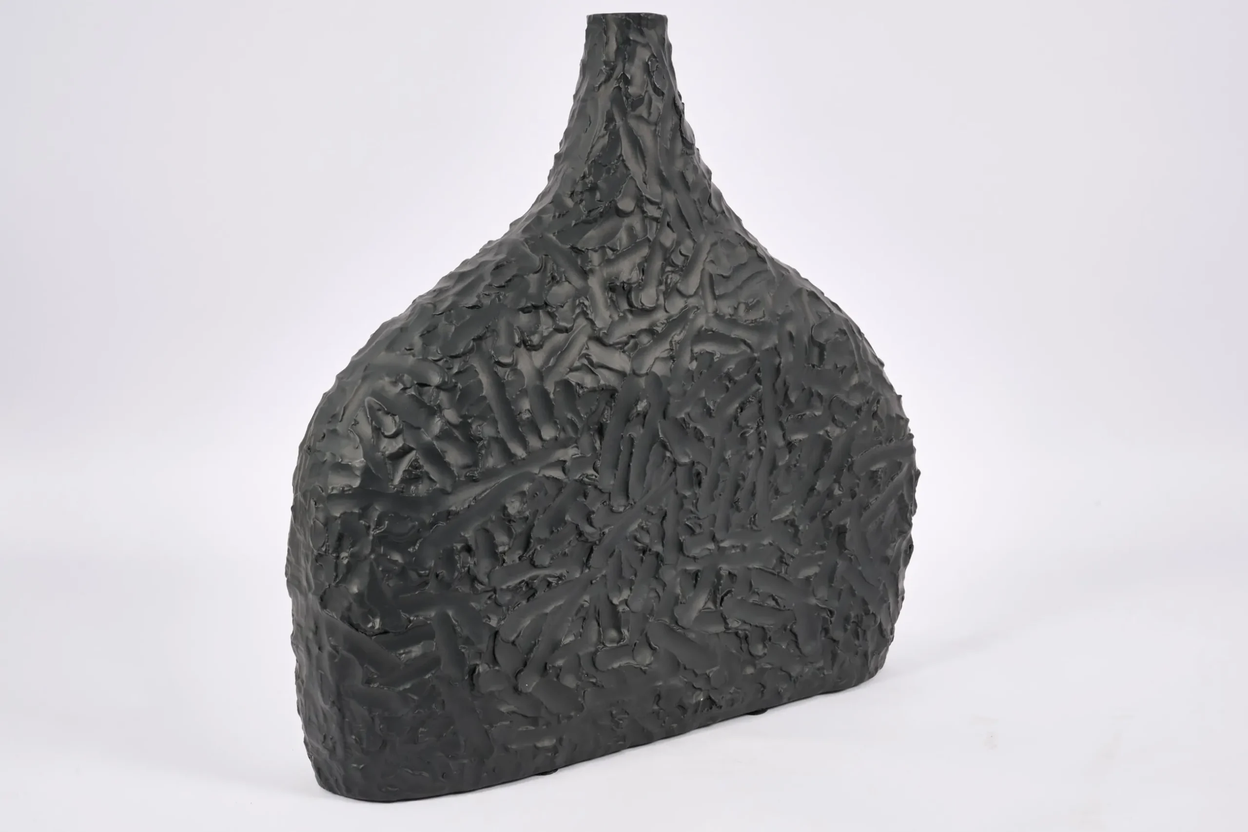 Corralee, Vase, Ceramic, Black, L