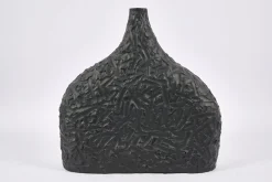 Corralee, Vase, Ceramic, Black, L