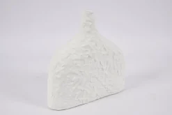 Corralee, Vase, Ceramic, White, S