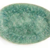 Cresta, Serving Plate, Ceramic, Turquoise, Oval