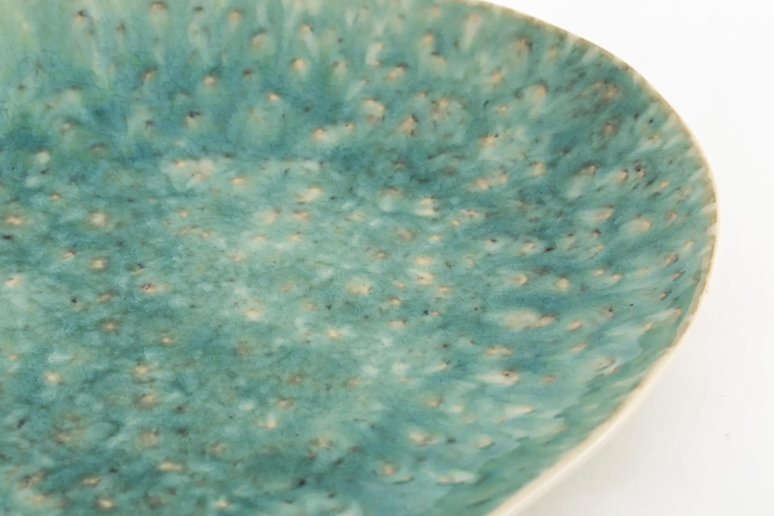 Cresta, Serving Plate, Ceramic, Turquoise, Oval