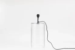 Cypri, Table Lamp, Glass, Black, L
