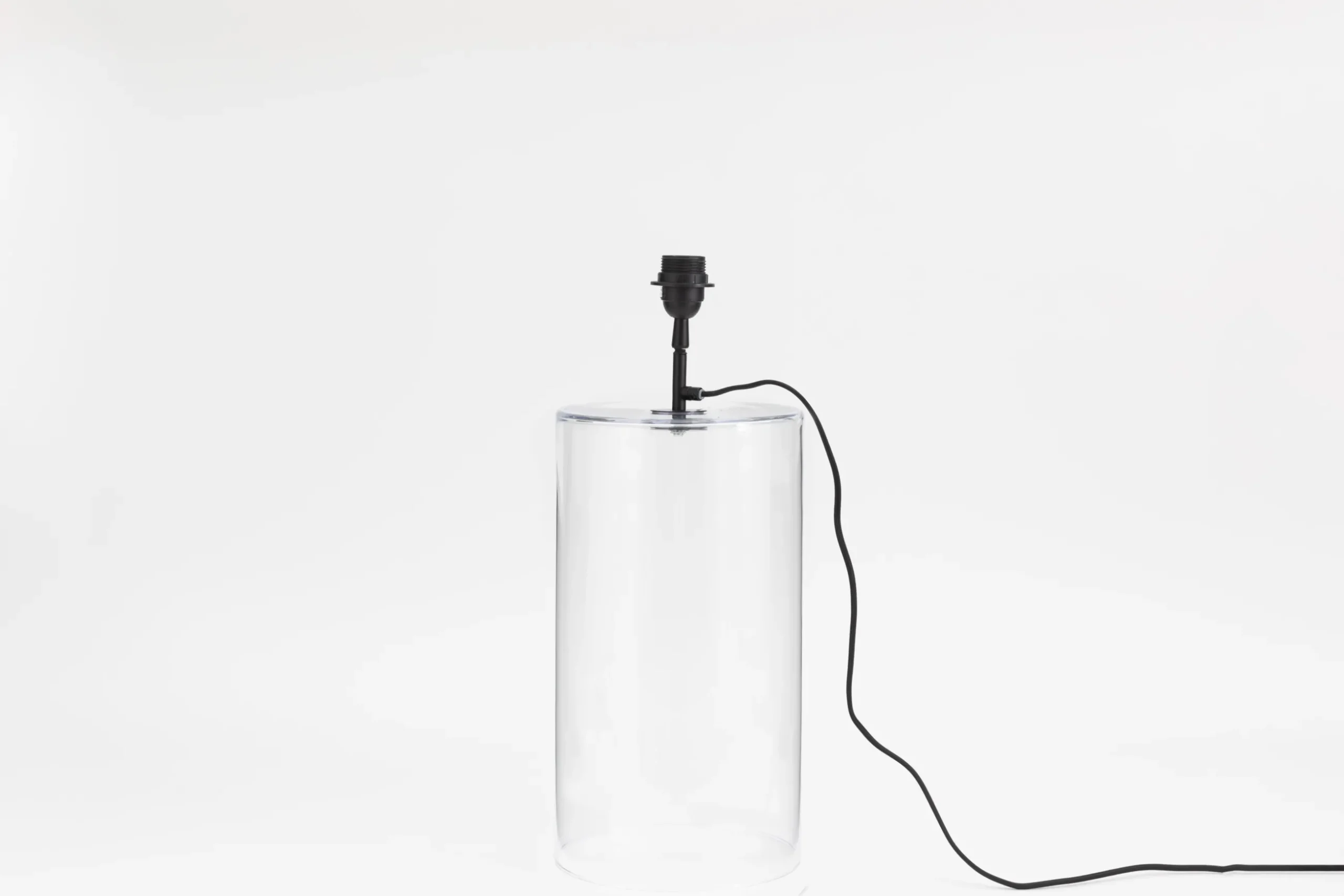 Cypri, Table Lamp, Glass, Black, L