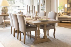 Dalya, Chair, Birch, Off-White Linen