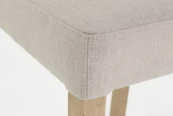 Dalya, Chair, Birch, Off-White Linen