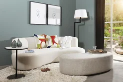 Daniel, Pouf, Beige