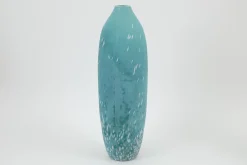 Dego, Vase, Glass, Turquoise, L
