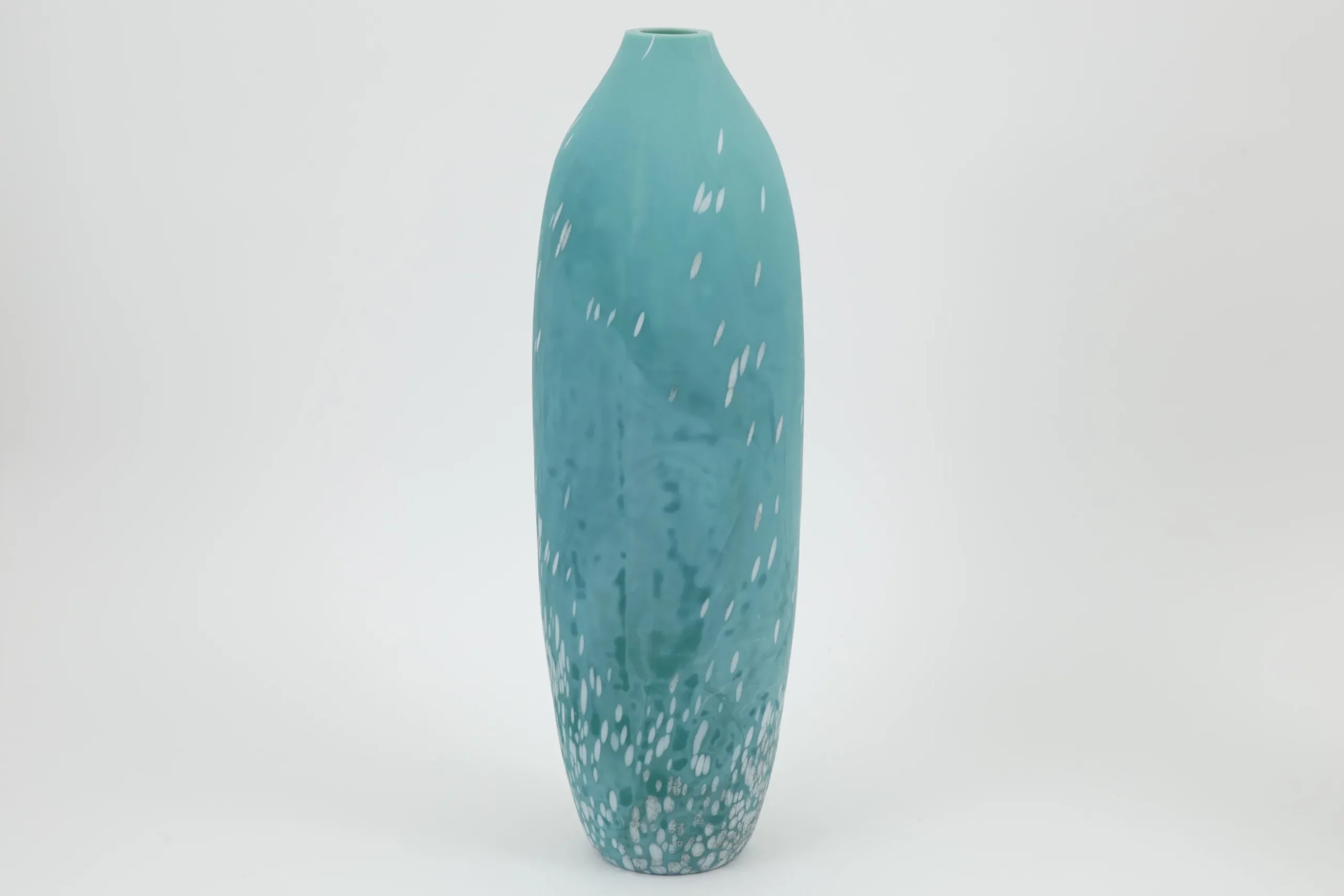 Dego, Vase, Glass, Turquoise, L