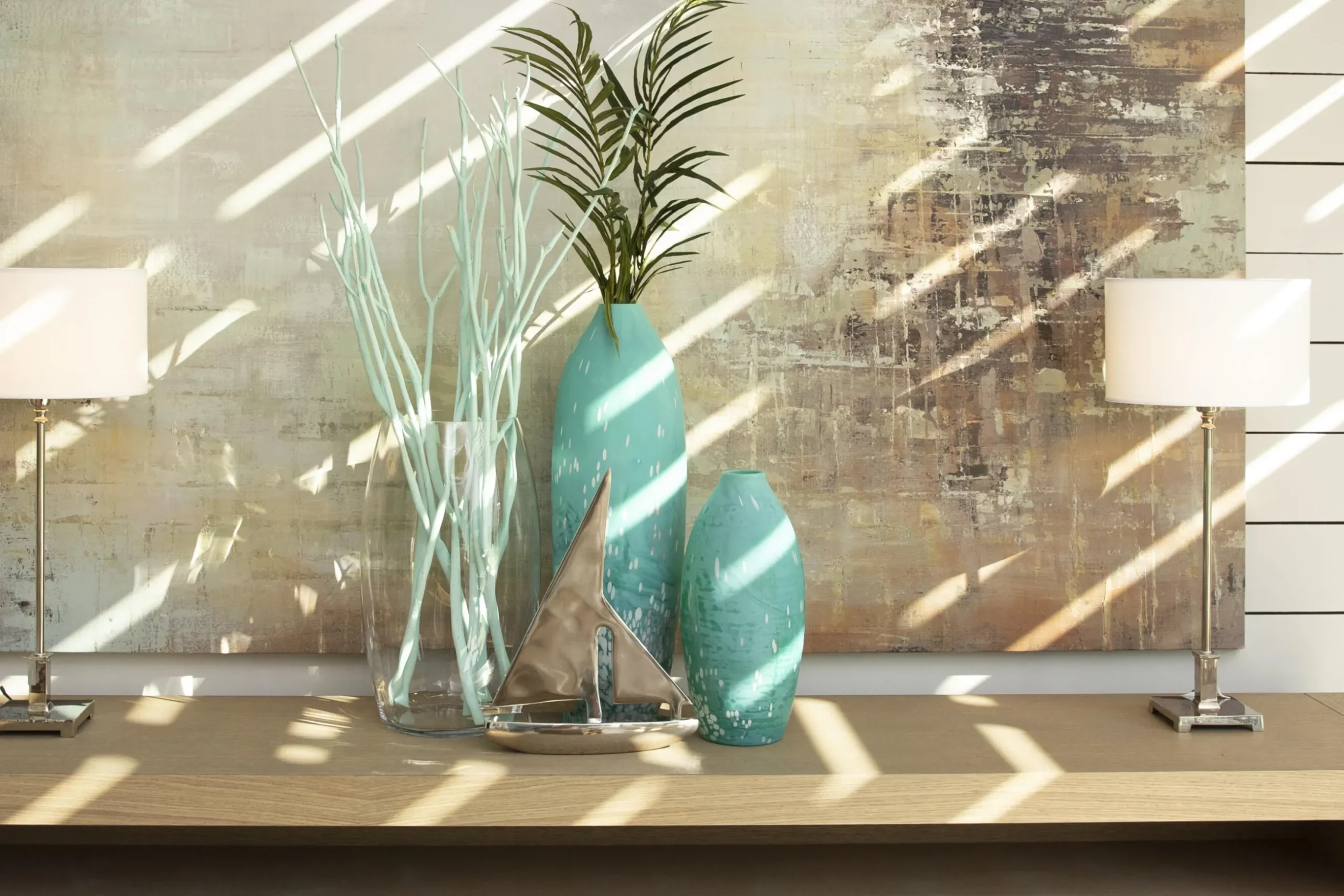Dego, Vase, Glass, Turquoise, L