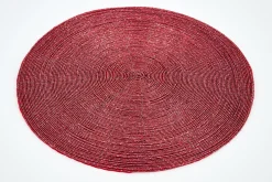 Delvin, Placemat, Beads, Red