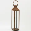 Ellis, Lantern, Iron And Glass, Rust, L