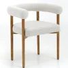 Fancy, Armchair, Fabric, White