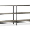 Farra, Console Table, Weathered Oak And Iron