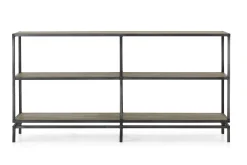 Farra, Console Table, Weathered Oak And Iron