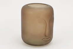 Fefy, Vase, Glass, Grey