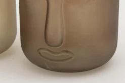 Fefy, Vase, Glass, Grey